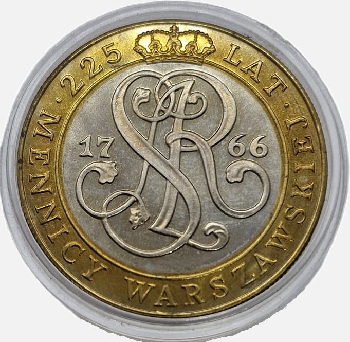 Moneta 20000 zł 225 lat Mennicy Warszawskiej 1991