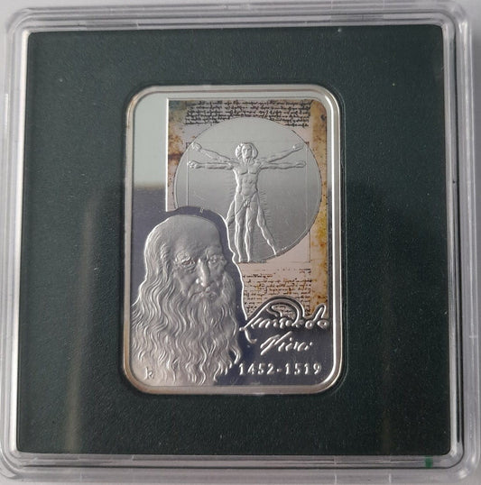 10 Dinars Leonardo da Vinci 2008