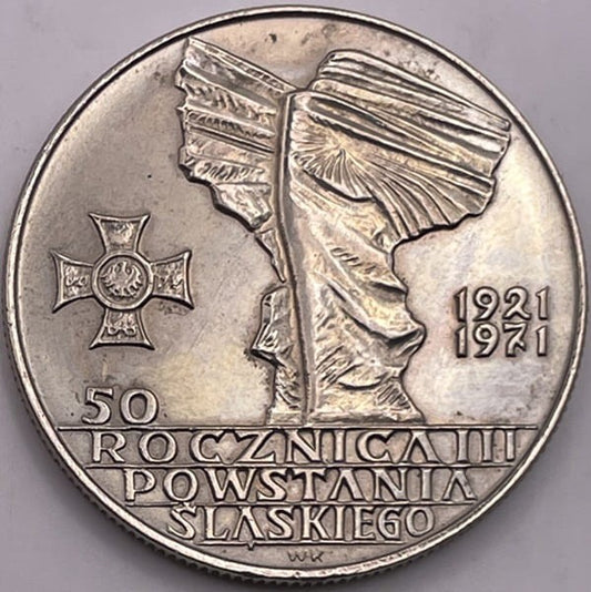 Moneta 10 zł 50 rocznica III Powstania Śląskiego 1971