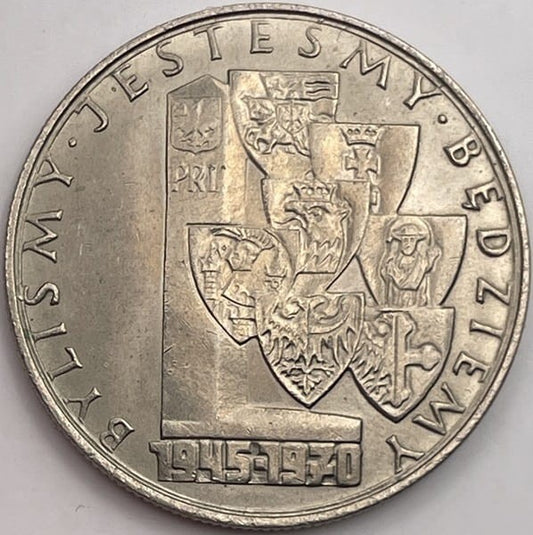 Moneta 10 zł Byliśmy jesteśmy będziemy 1970
