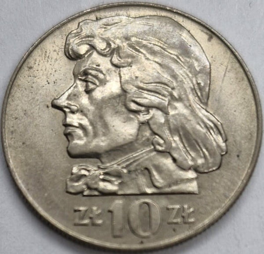 Moneta 10 zł Tadeusz Kościuszko 1969 stan 2