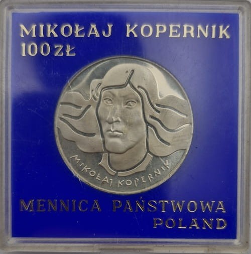 Moneta 100 zł Mikołaj Kopernik 1974