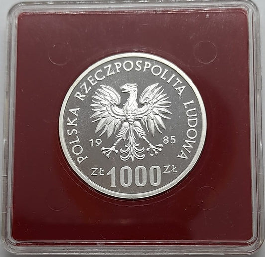 Moneta 1000 zł Przemysław II  próba 1985 r.