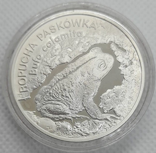 Moneta 20 zł Ropucha paskówka 1998