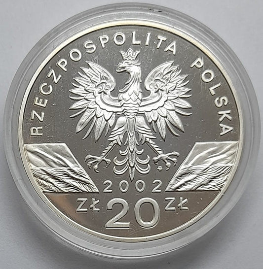 Moneta 20 zł Żółw błotny 2002
