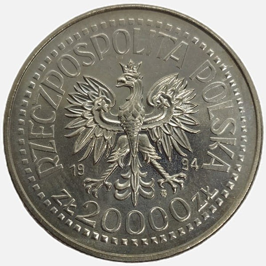 Moneta 20000 zł 75 lat Związku inwalidów wojennych 1994