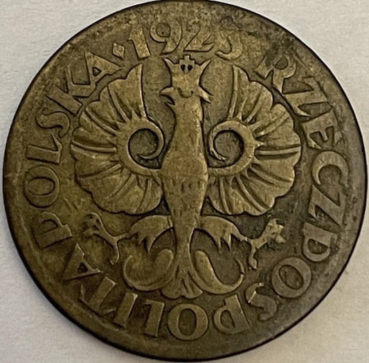 Moneta 5 groszy 1923 r.