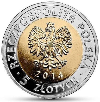 Moneta 5 zł 25 lat Wolności 2014