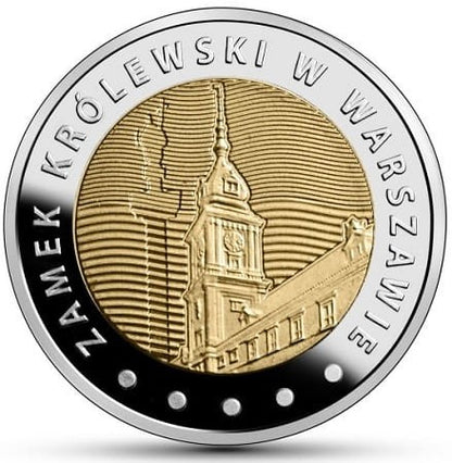 Moneta 5 zł Zamek Królewski w Warszawie 2014
