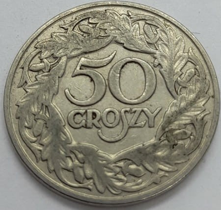 Moneta 50 groszy 1923 r. /3