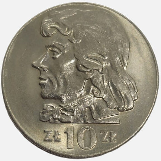 Moneta 10 zł Tadeusz Kościuszko 1972 stan 1